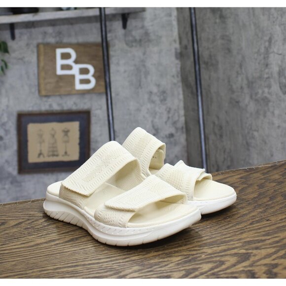 Easy Spirit Womens Dashtyn Double Band Sandal Light Natural Off White 8M - Picture 1 of 8